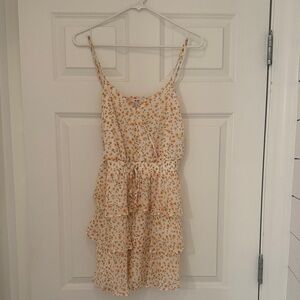 Miami Yellow Floral Dress